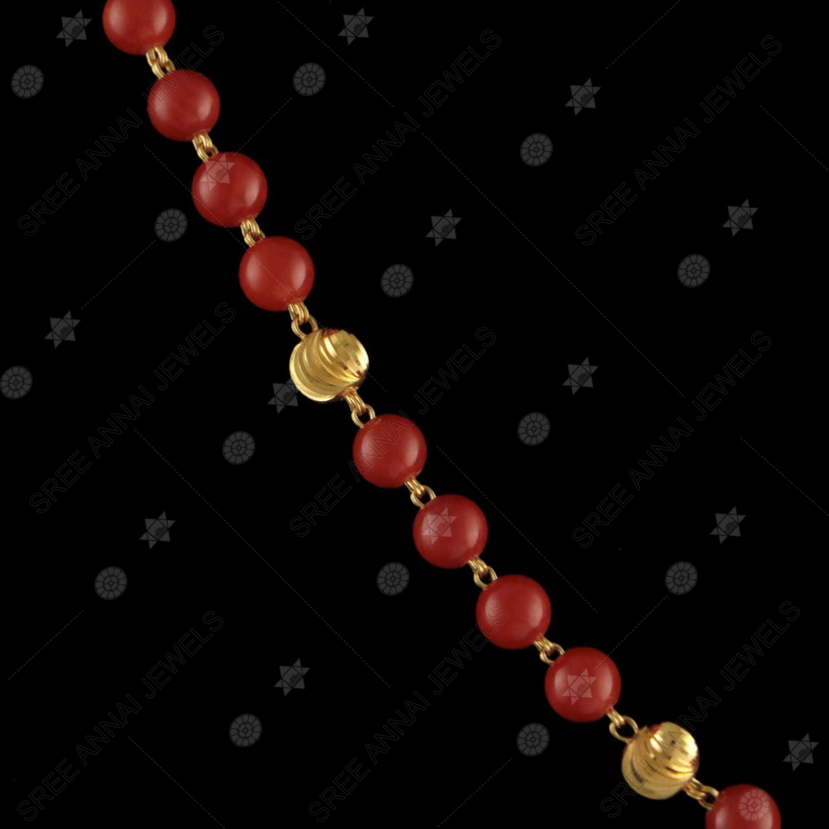 Pavalam with deals gold chain