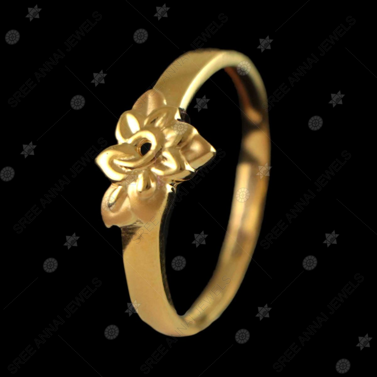Gold Nugget Ladies Ring 