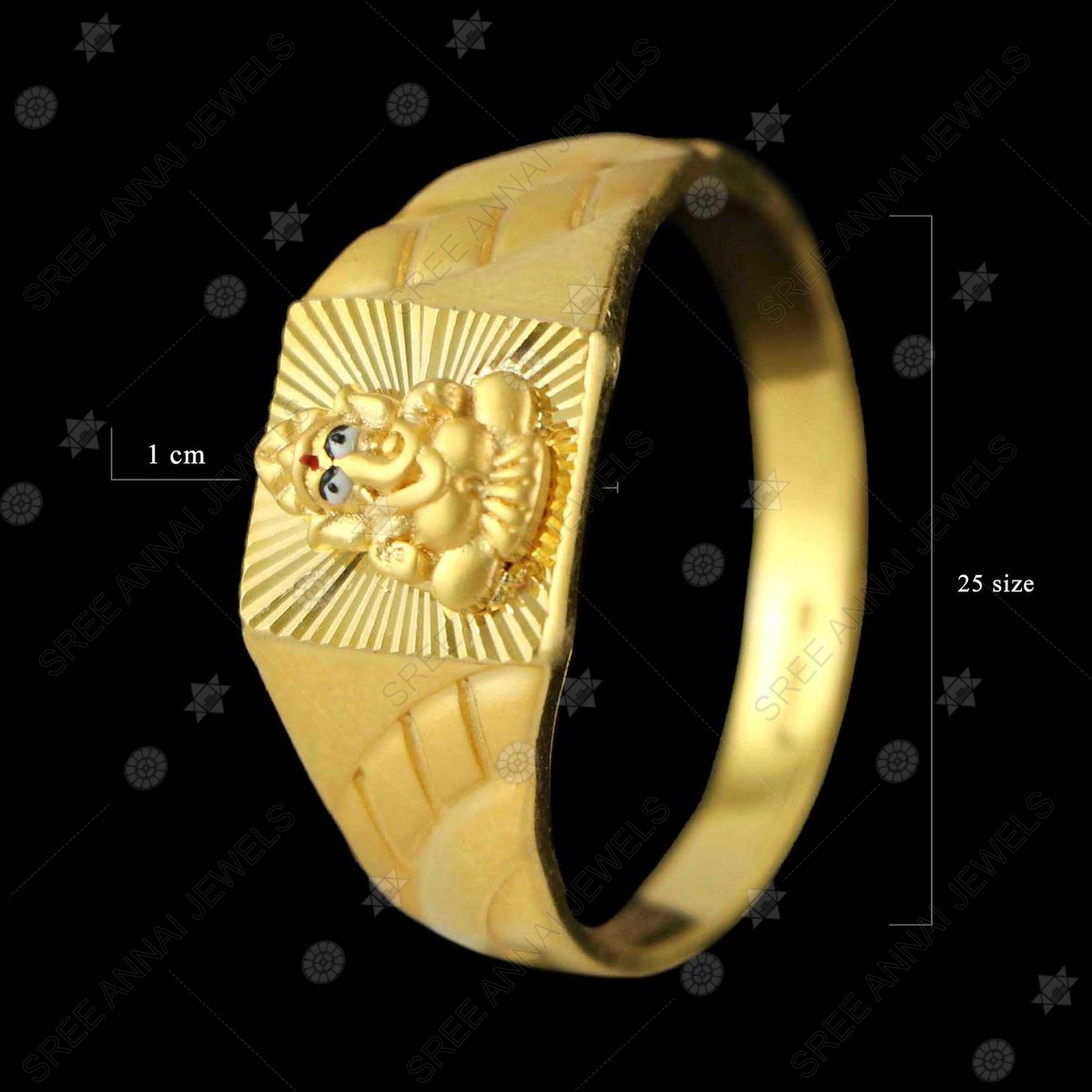 Stylish Gold Men's Gold Finger Ring