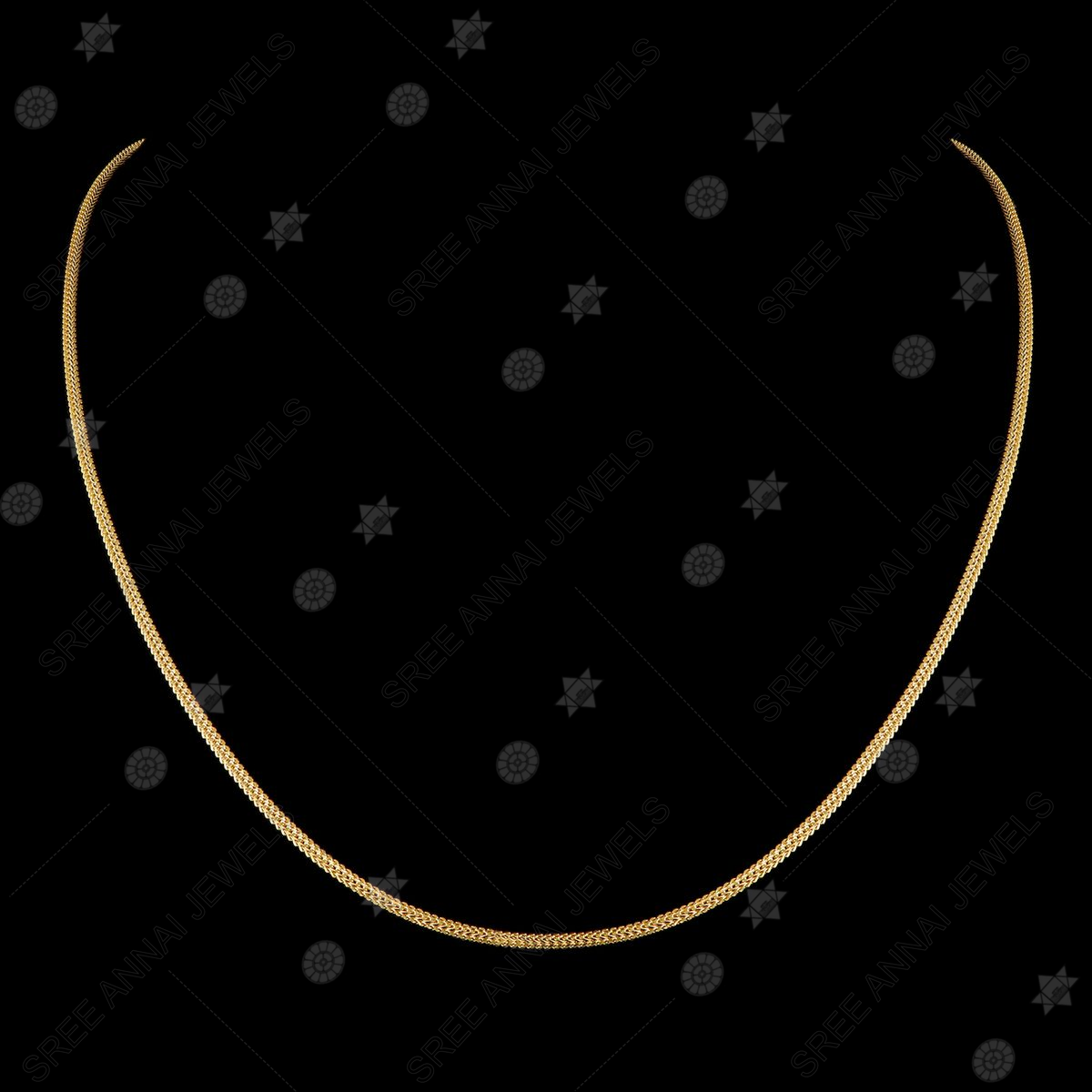 Men's Heavy Yellow Gold Curb Chain Necklace 20