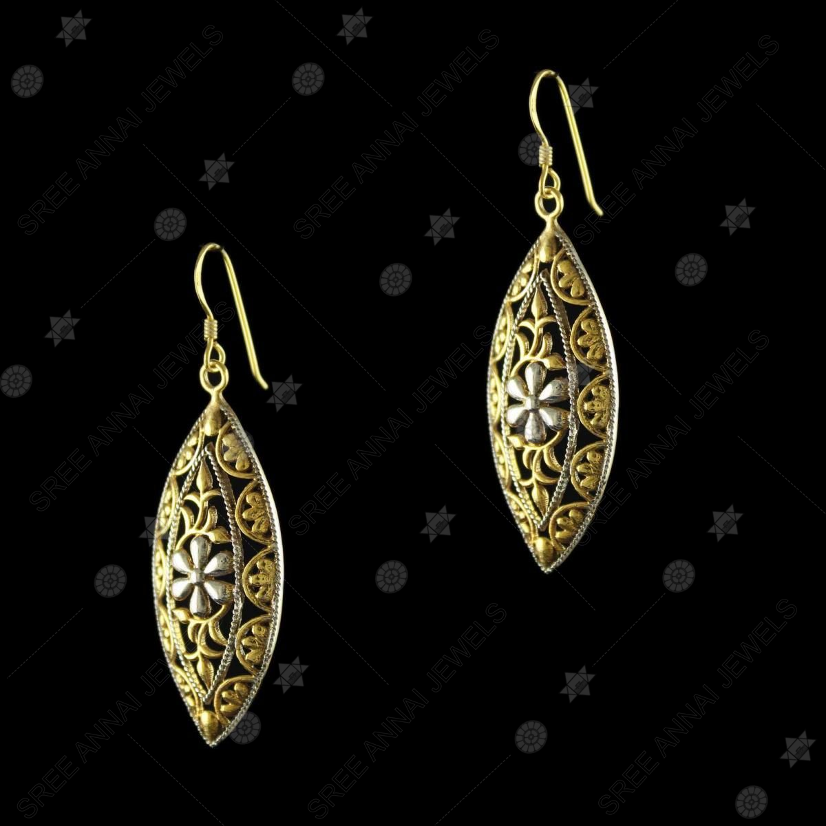 Unique Design Fancy Filigree Dangle Earrings (JL# E3604) - Jewelry  Liquidation