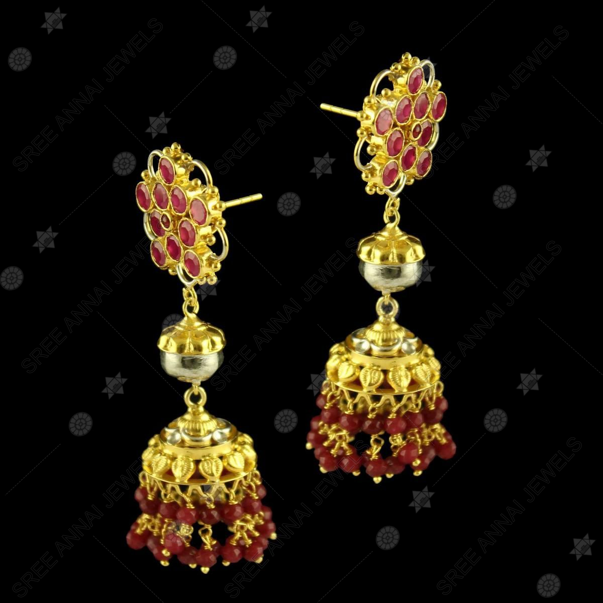 Gold earring designs | PN GADGIL & SONS