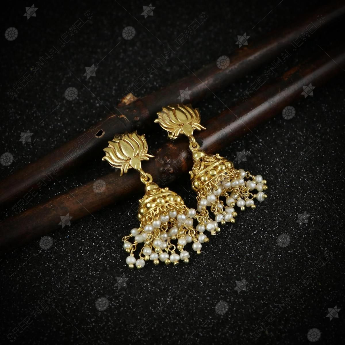 Anjali Jewellers - Nothing is more precious than the elegance of a bright  pearl stud, paired to perfection, with the magnificence of patterned gold.  Adorable, yet elegant pieces of pure artistry; Find