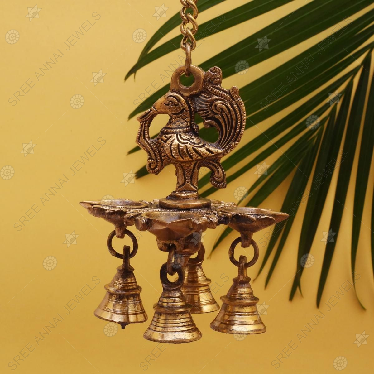 Brass Annapakshi Oil Lamp